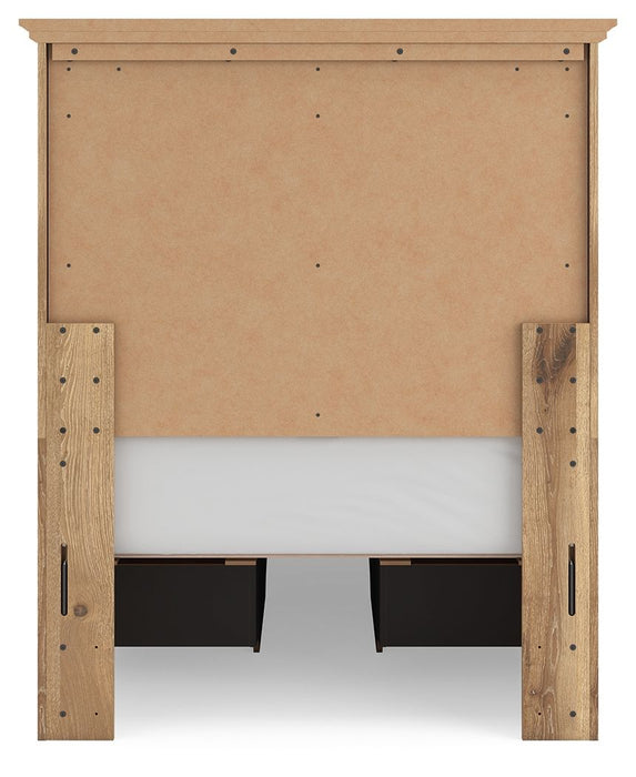 Makidern - Panel Storage Bed