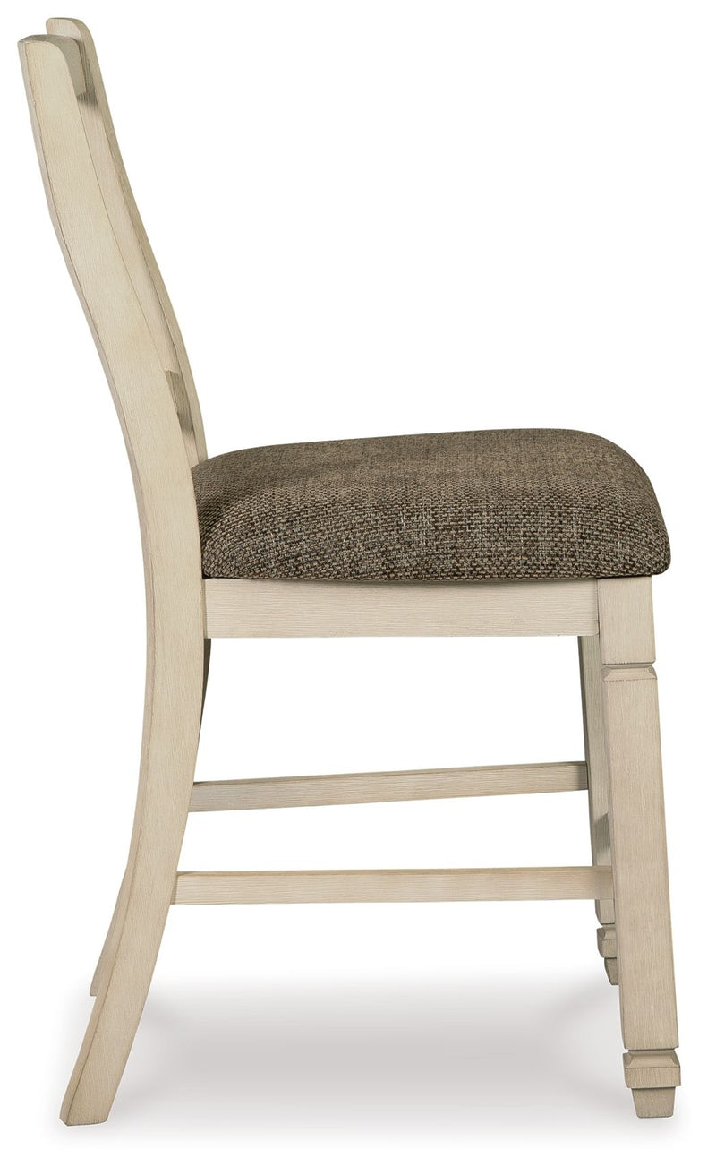 Bolanburg - Upholstered Barstool (Set of 2) - Beige