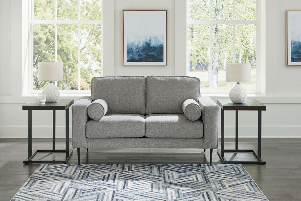 Hazela - 2 Pc. - Sofa Chaise, Loveseat - Charcoal