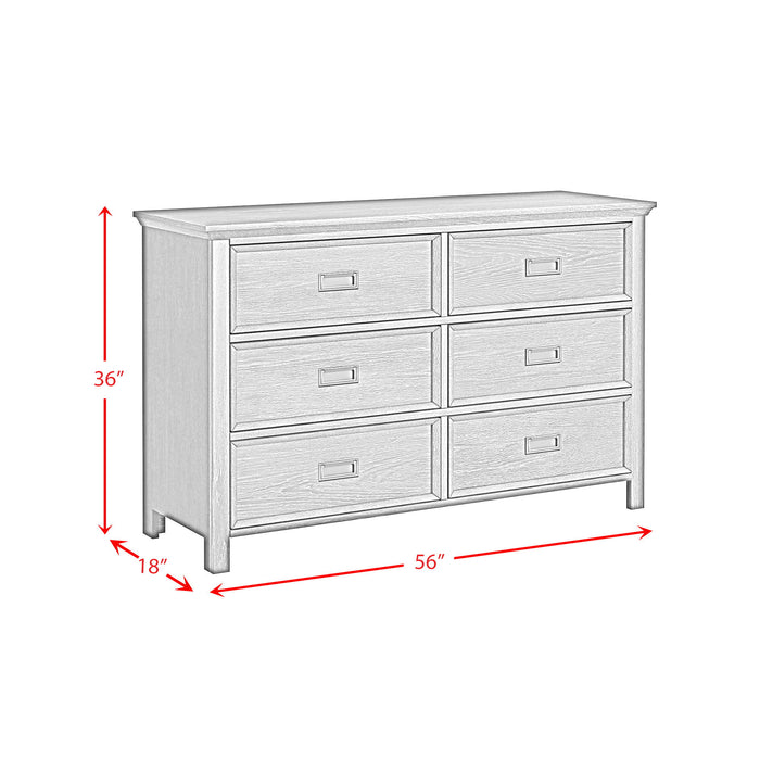 Hampton Kids - 6-Drawer Dresser
