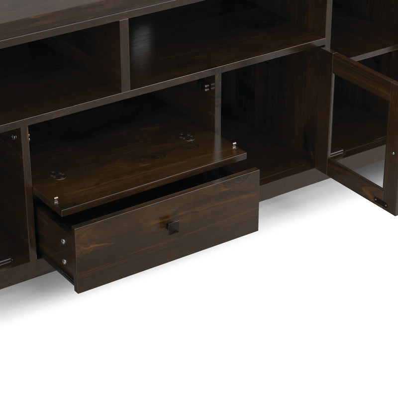 Cosmopolitan - Wide TV Media Stand - Mahogany Brown