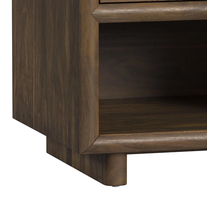 Brisbane 2PC Occasional Table Set in Brown-Coffee Table & End Table