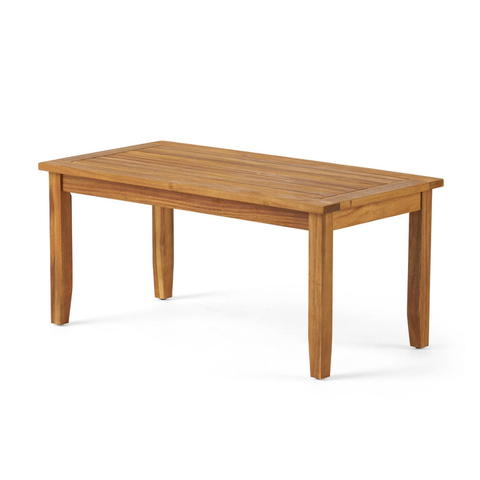 Outdoor Chat Set With Coffee Table And Loveseat