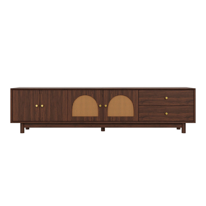 TV Stand With For 85" TVs - Walnut