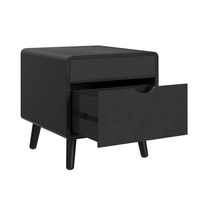 Halo Smart End Table in Black