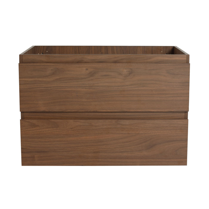 Wall Mounted Bathroom Vanity And Sink, 2 Soft Close Drawers