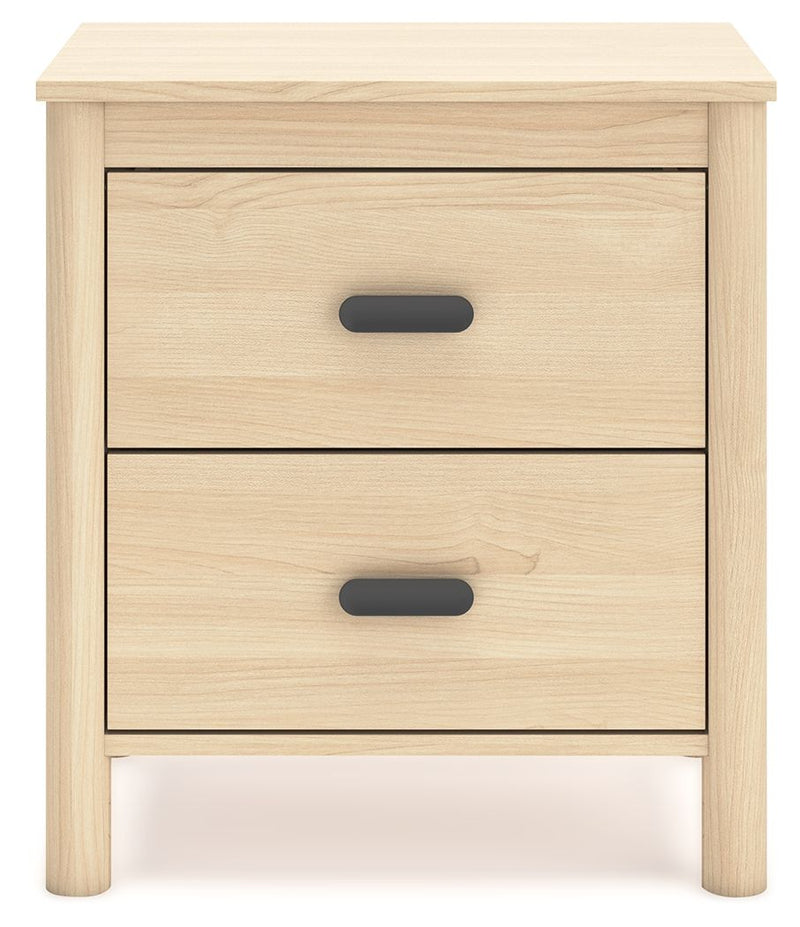 Cabinella - Two Drawer Night Stand - Tan