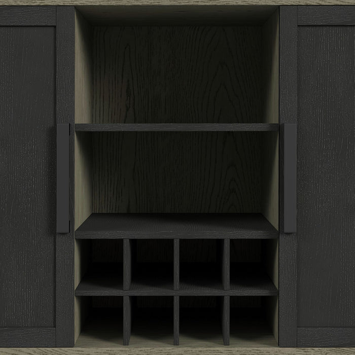 Jemma - Bar Table With Light - Gray And Dark Espresso