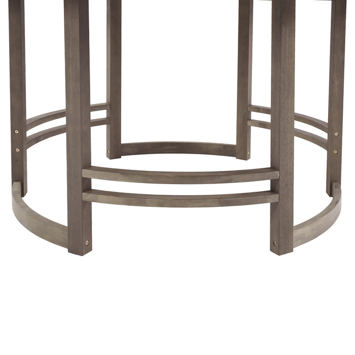 5 Piece Outdoor Dining Set, Patio Table And Chairs With Umbrella Hole