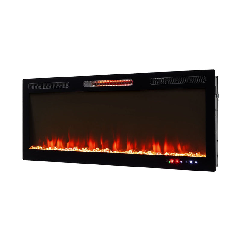 Electric Fireplace With Adjustable Flame