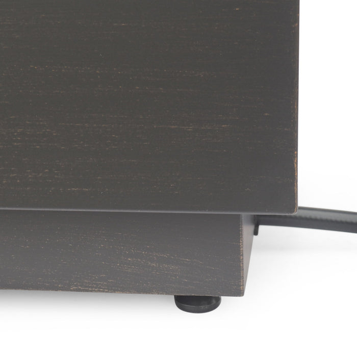 Modern Square Fire Pit With 50, 000 Btu