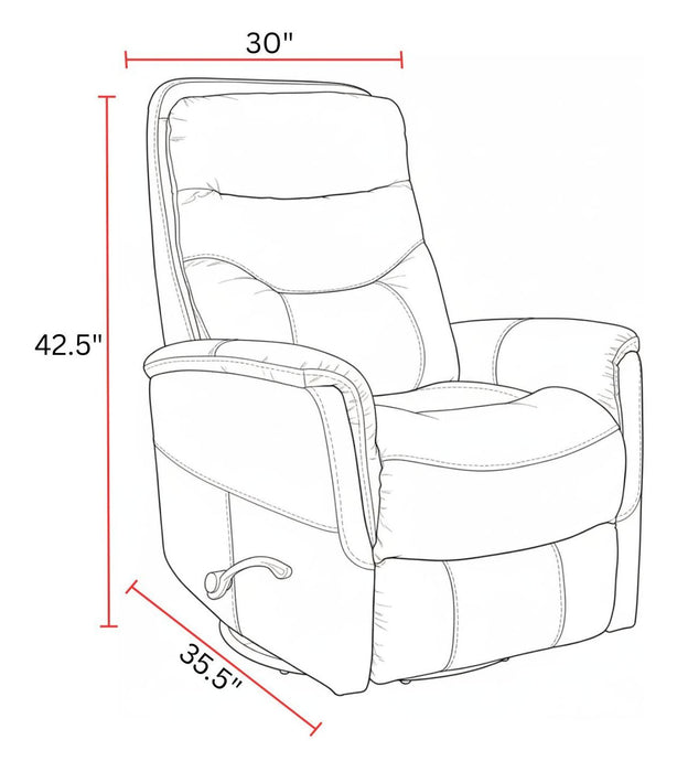 Gemini - Swivel Glider Recliner (Set of 2)