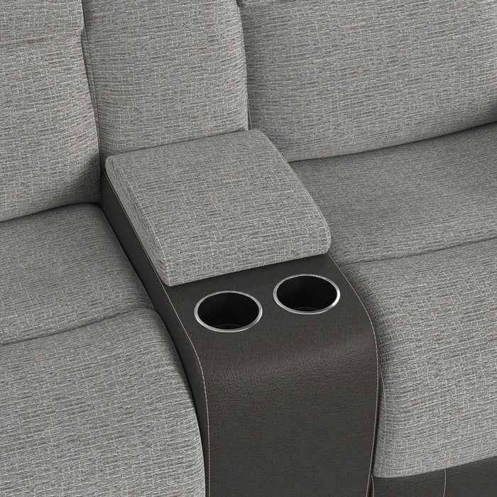 Hornet - 3 Piece Motion Sectional Set With Console