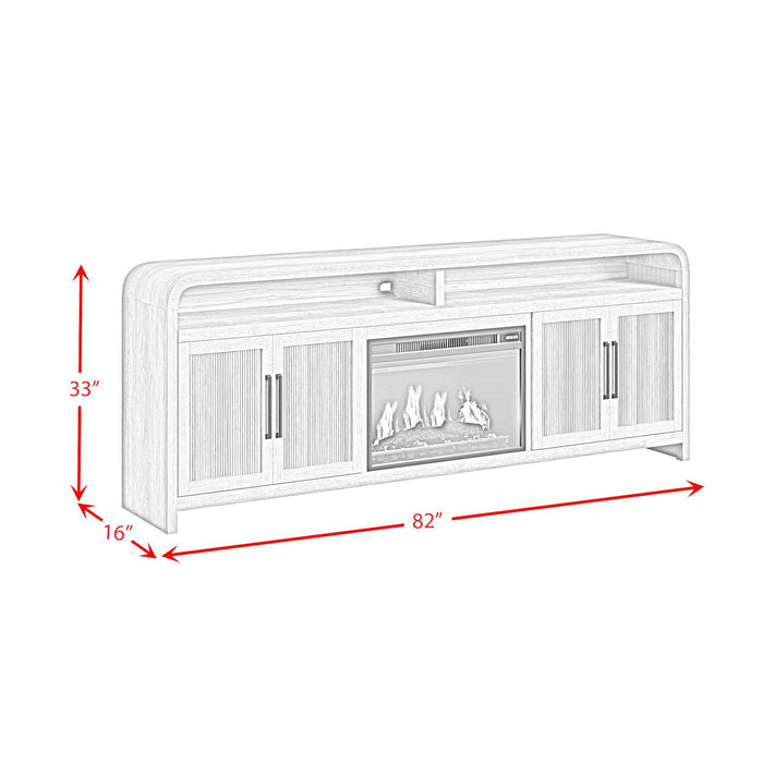 Ridgemont - 4 Piece Entertainment Unit With 82" TV Console