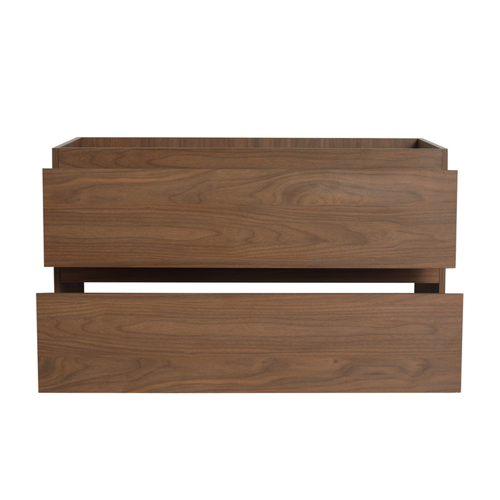 Wall Mounted Bathroom Vanity And Sink, 2 Soft Close Drawers