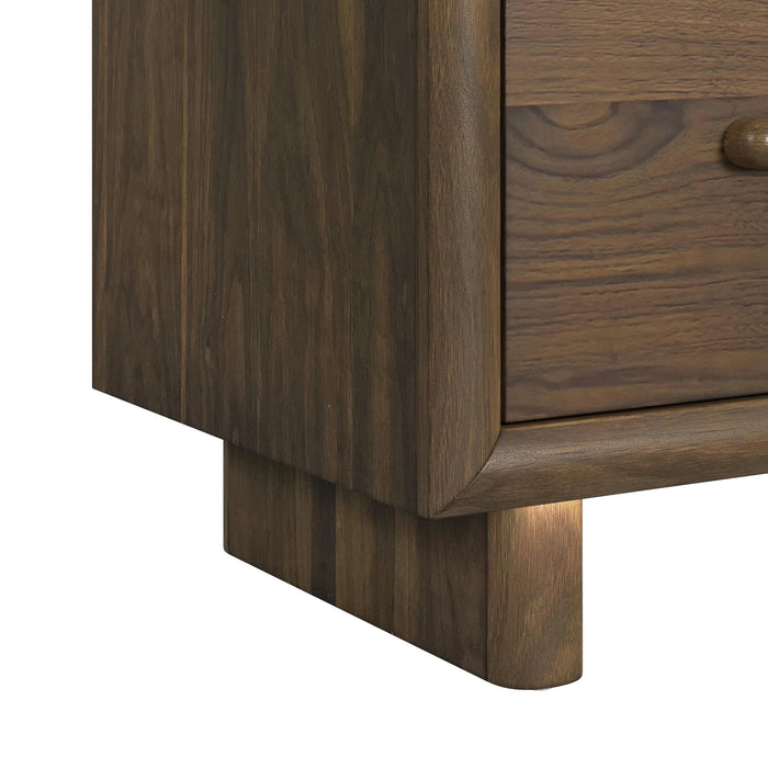 Brisbane Chest with LED in Brown