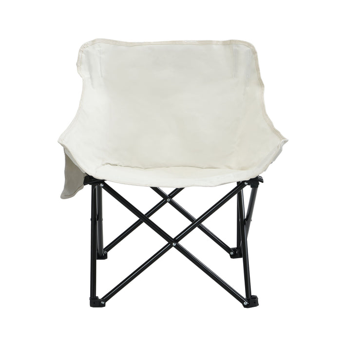 Portable Folding Camping Chairs With Carry Bag (Set of 2)