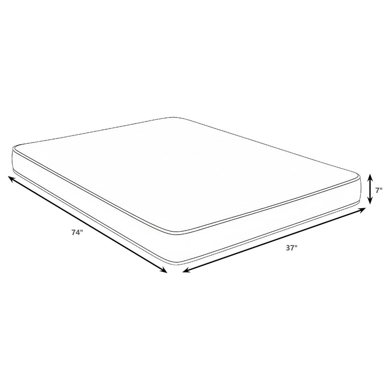 Cienaga - Mattress With Firm Support - White - Twin