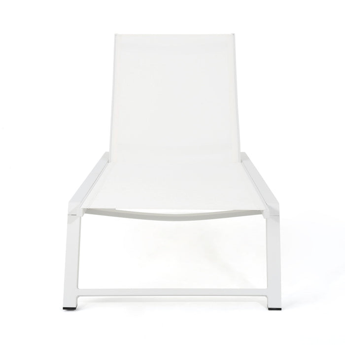 Myers - Modern Chaise Lounge Set With Adjustable Back
