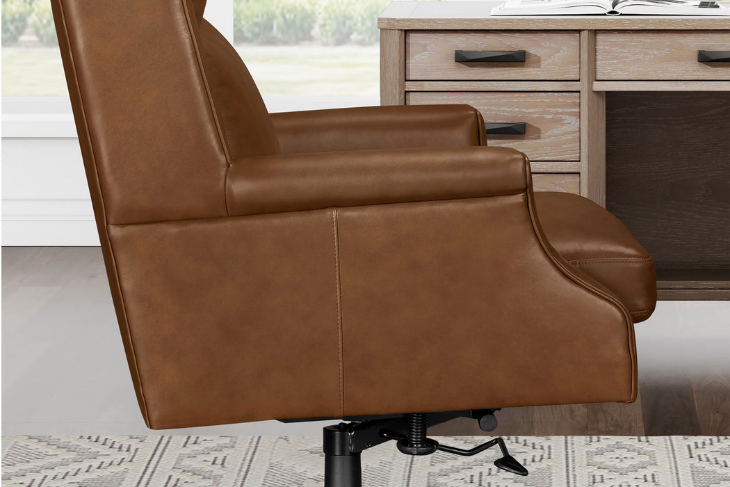 Dc132 - Leather Desk Chair