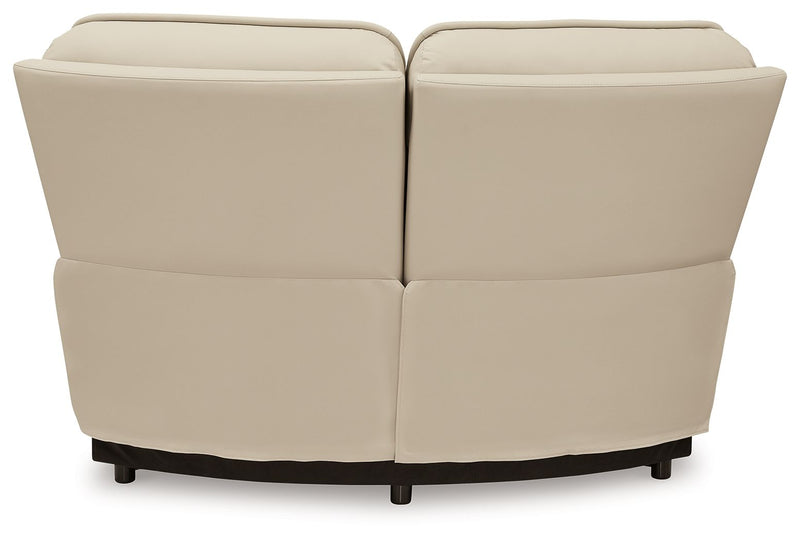 Double Deal - 4-Piece Power Reclining Sectional - Almond