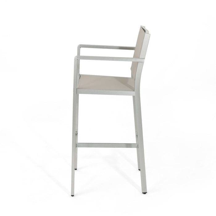 Outdoor Rust Proof Aluminum Barstools (Set of 2)