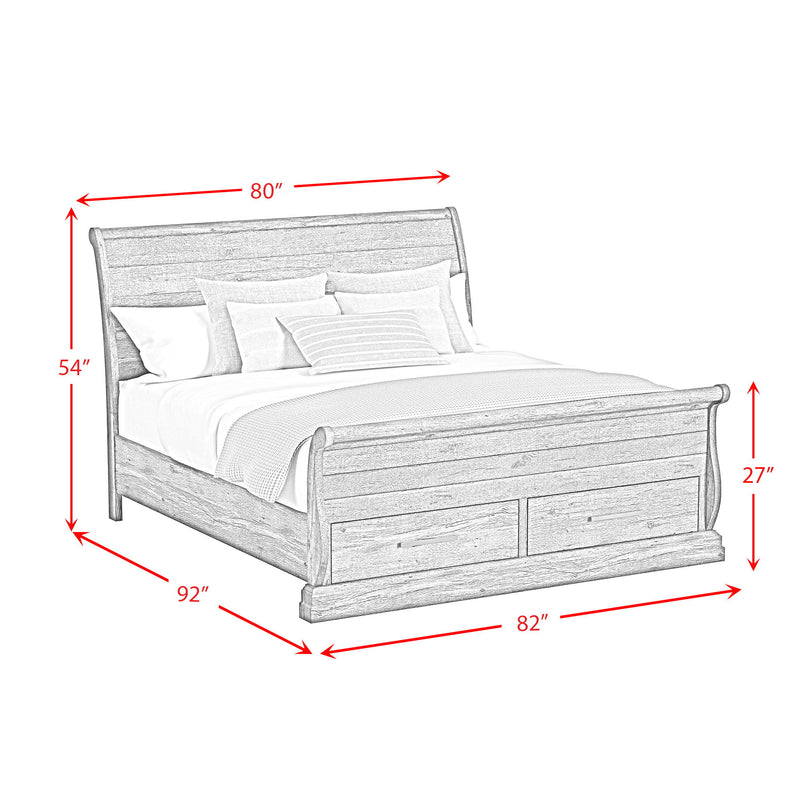 Park Ridge - Sleigh Storage Bedroom Set