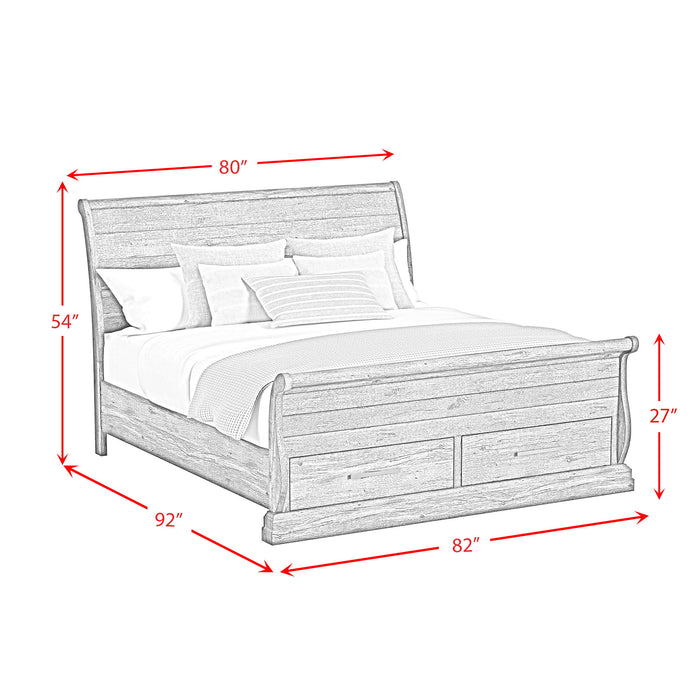 Park Ridge - Sleigh Storage Bedroom Set