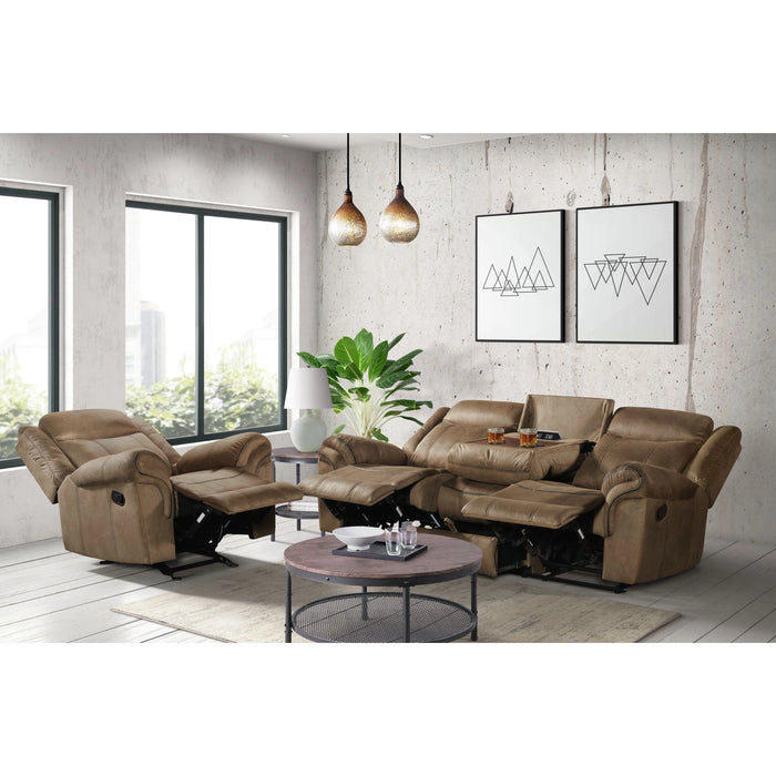 Sorrento Glider Recliner in T101 Brown