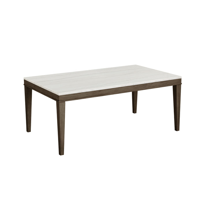 Essence - 70" Rectangle Dining Table With Marble Top