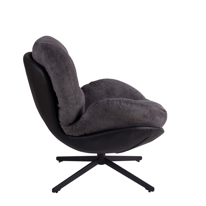 360° Swivel Office Chair, No Wheels