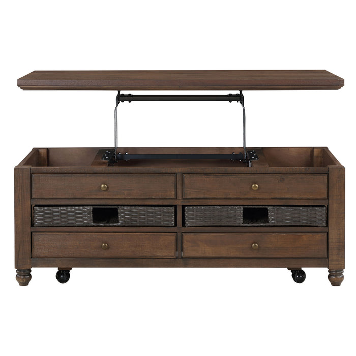 Oliver - 3 Piece Table Set - Brown