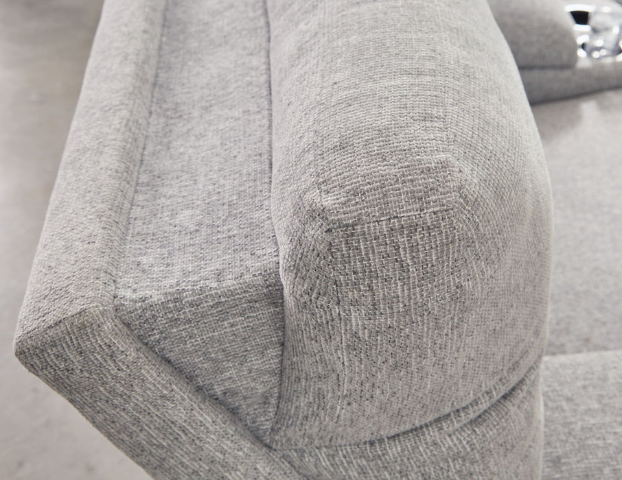Acklen Place - Wide Seat Power Recliner - Pewter