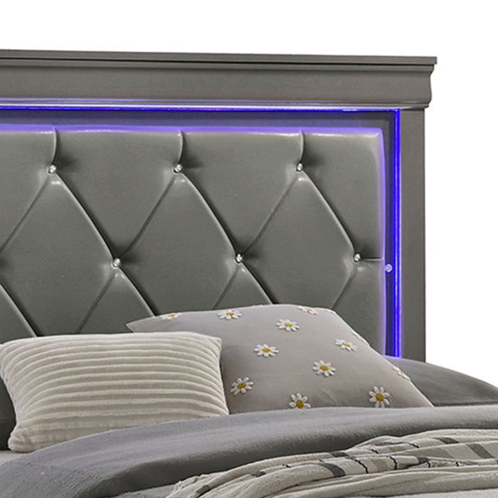 Blaze - Modern Bedroom Set With LED Headboard