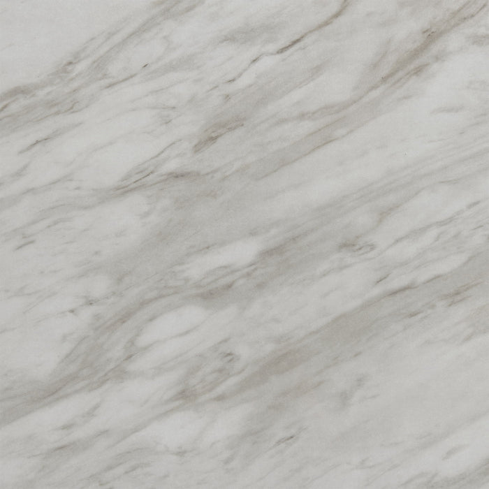 Everdeen - Dining Table With White Faux Marble Top - Charcoal