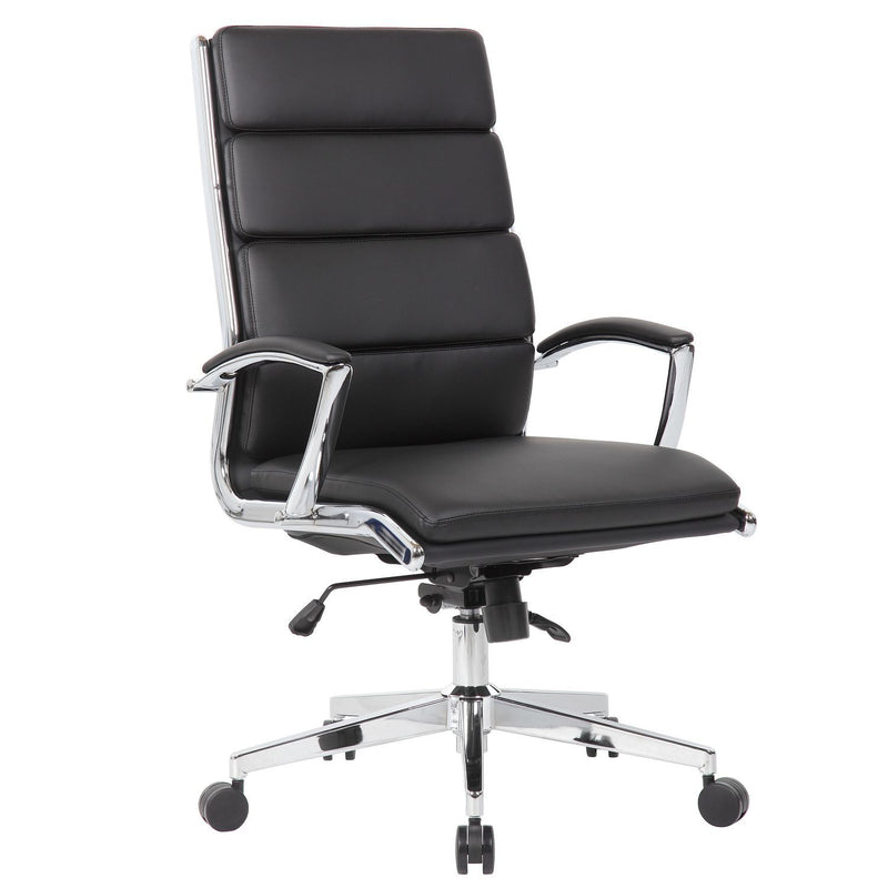 Breathable Mid Back Swivel Computer Chair With Foldable Armrest - Black