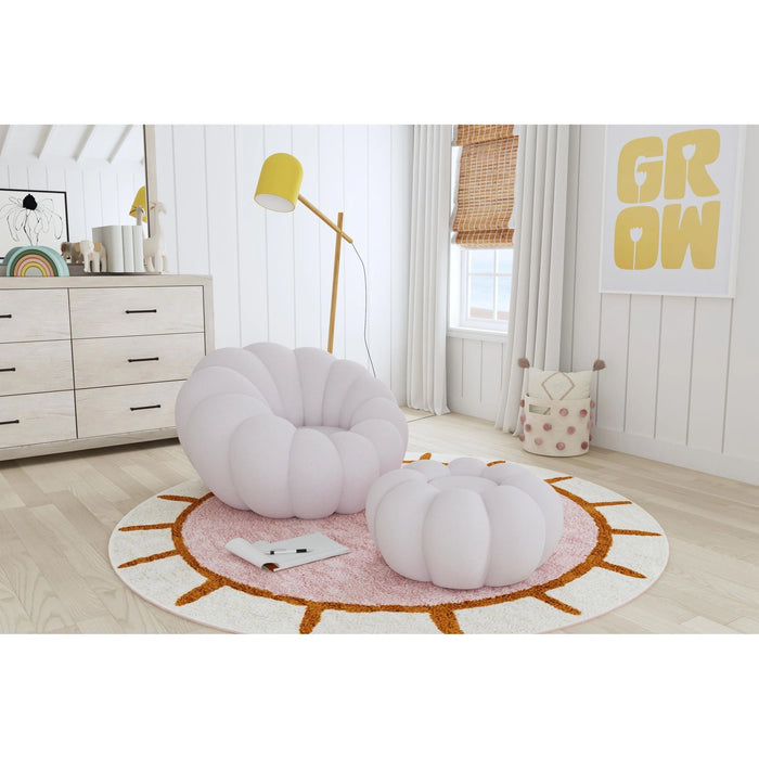 Bubble Swivel Chair and Ottoman