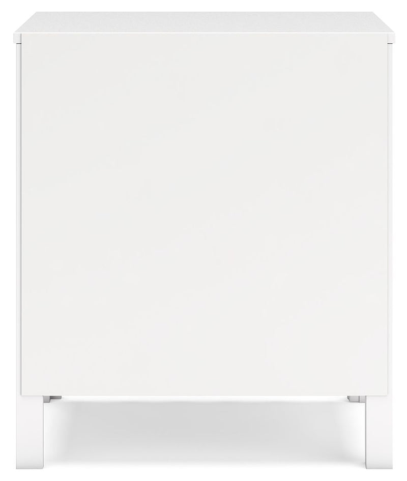 Hallityn - Two Drawer Night Stand - White