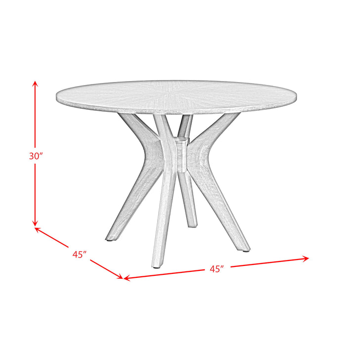Santa Barbara - Round Dining Table - Walnut