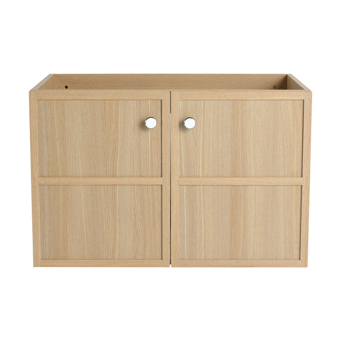 Modern Wall Mounted Bathroom Vanity With Soft Closing Doors