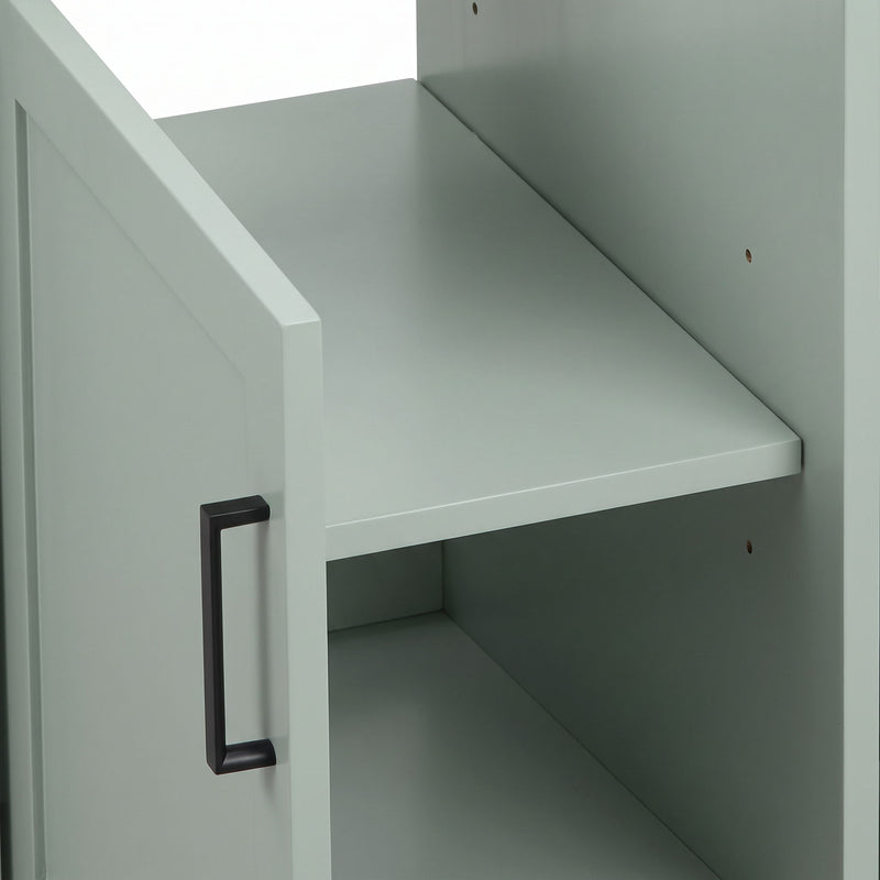 Bathroom Vanity With Sink, 2 Soft Close Drawers, 1 Soft Close Door, Adjustable Shelf