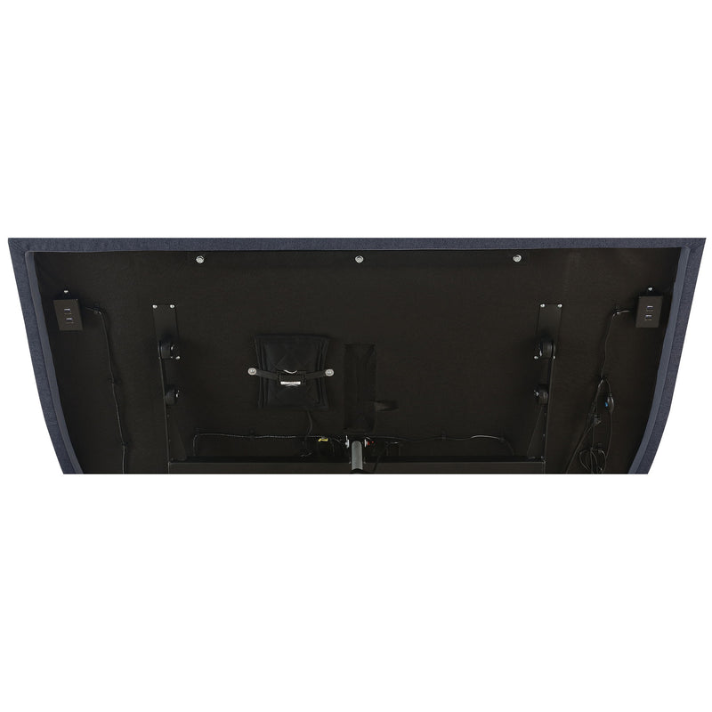 Kelven - Adjustable Bed Base With Wireless Remote And Dual Massage Motors