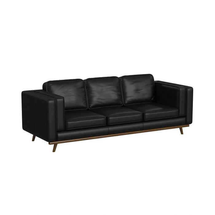 Venus Sofa with Cherry Finished Wooden Front