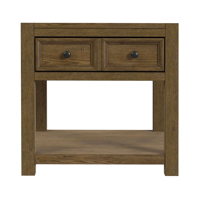Heritage & Home End Table in Oak Brown
