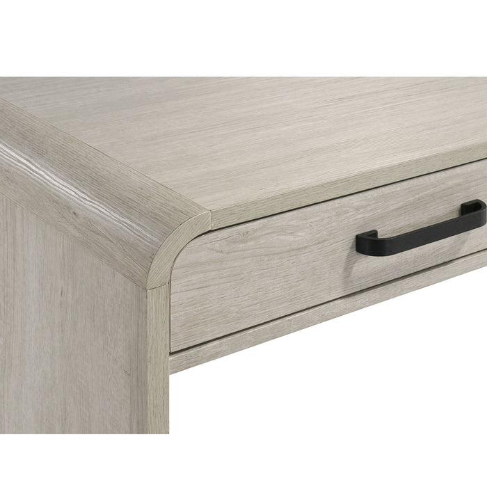 Writing Desk With Dual Drawers, Home Office Furniture - Antique White