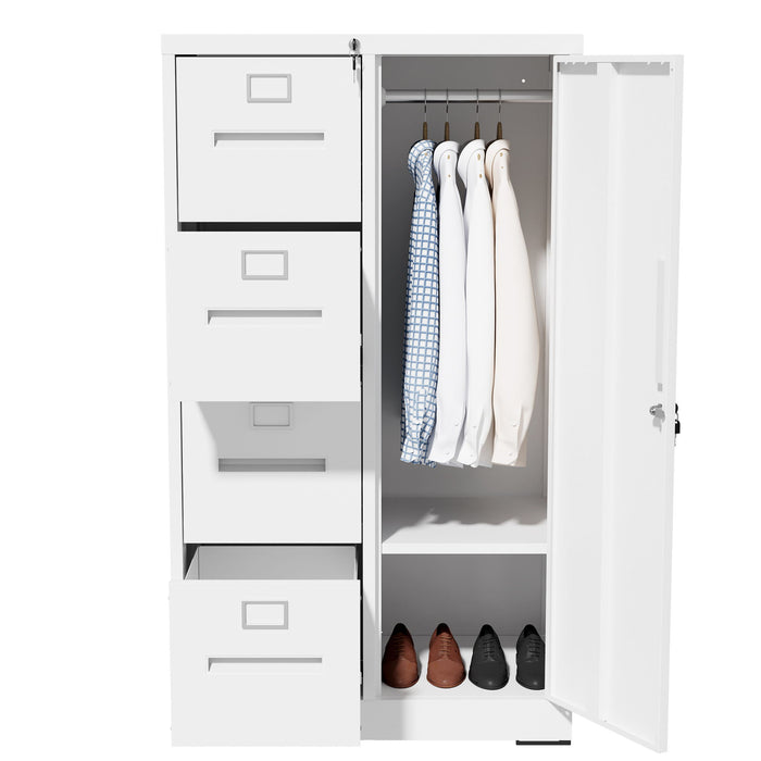 Storage Vertical Filing Cabinet With Lock