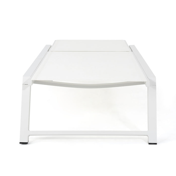 Myers - Modern Chaise Lounge Set With Adjustable Back