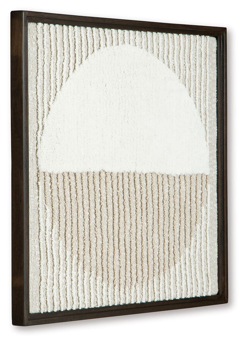 Bachard - Wall Decor - Tan / White