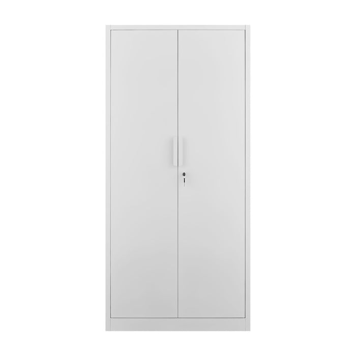2 Door File Cabinet With Lock, 4 Adjustable Shelves, Heavy-Duty