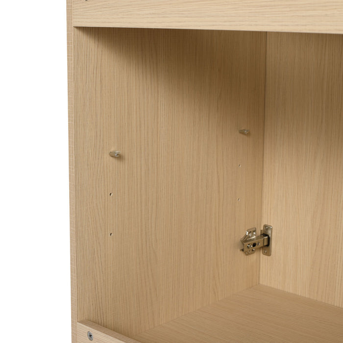 Freestanding Bathroom Vanity With Resin Sink & Soft Close Cabinet Doors